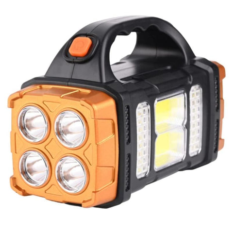 2 in 1 Rechargeable Solar Charging LED Double Sided Handy Bulb Light Portable Emergency Light