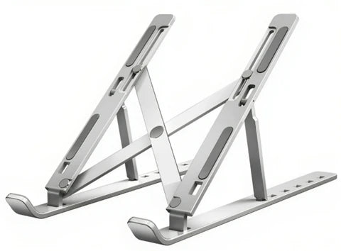 Foldable Metal Laptop Stand Adjustable Portable Laptop Holder for Desk Office & Travel