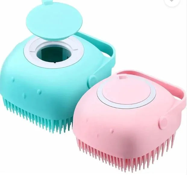 3 in 1 Silicone Bath & Skincare Set Shower Brush Back Scrubber & Face Cleansing Brush Bundle