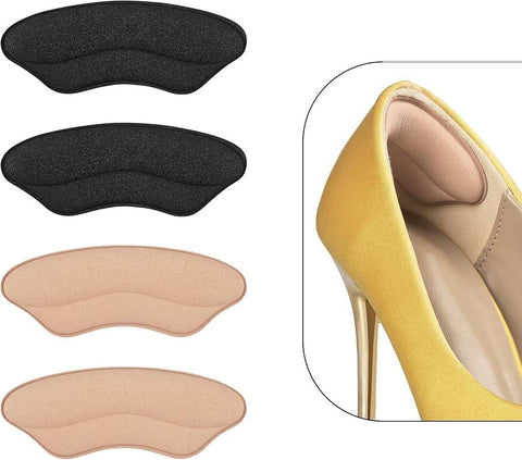 Butterfly Heel Pads Anti Slip Shoe Inserts Soft Heel Grips Cushion for Foot Comfort 1 Pair