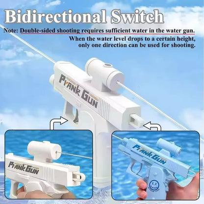 Double Sided Prank Water Gun Toy Funny Squirt Pistol for Kids Summer Pool & Beach Play