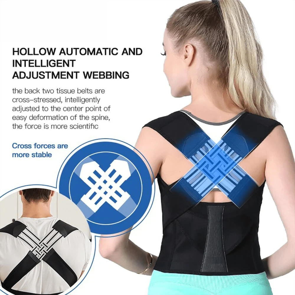 Spider Belt Adjustable Posture Belt – Shoulder Support & Back Straightener