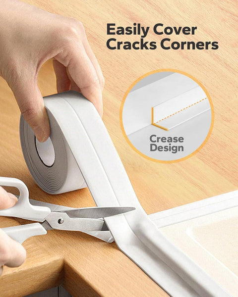 Self Adhesive Caulk Tape Waterproof Wall Sealing Strip for Kitchen Bathroom Sink & Toilet