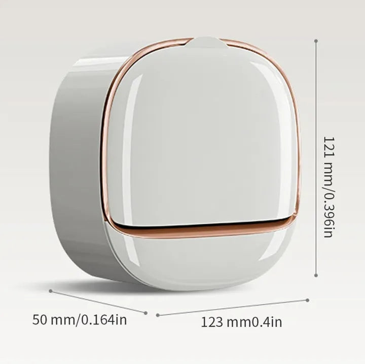 Self Draining Soap Dispenser Holder Round Shape Soap Dish for Bathroom & Kitchen