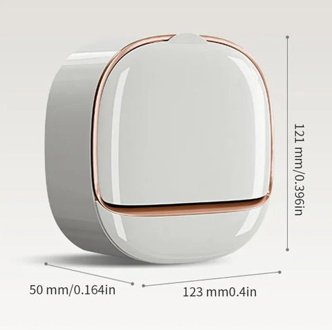 Self Draining Soap Dispenser Holder Round Shape Soap Dish for Bathroom & Kitchen