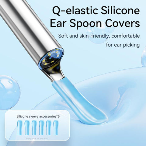 Smart Ear Cleaner with Camera & LED Light Wireless Ear Wax Removal Tool USB Rechargeable