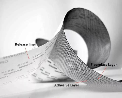 Window Screen Repair Tape Self Adhesive Fiberglass Mesh Patch Roll 2 Meter Mosquito Net Repair Tape