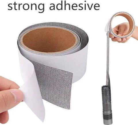Window Screen Repair Tape Self Adhesive Fiberglass Mesh Patch Roll 2 Meter Mosquito Net Repair Tape