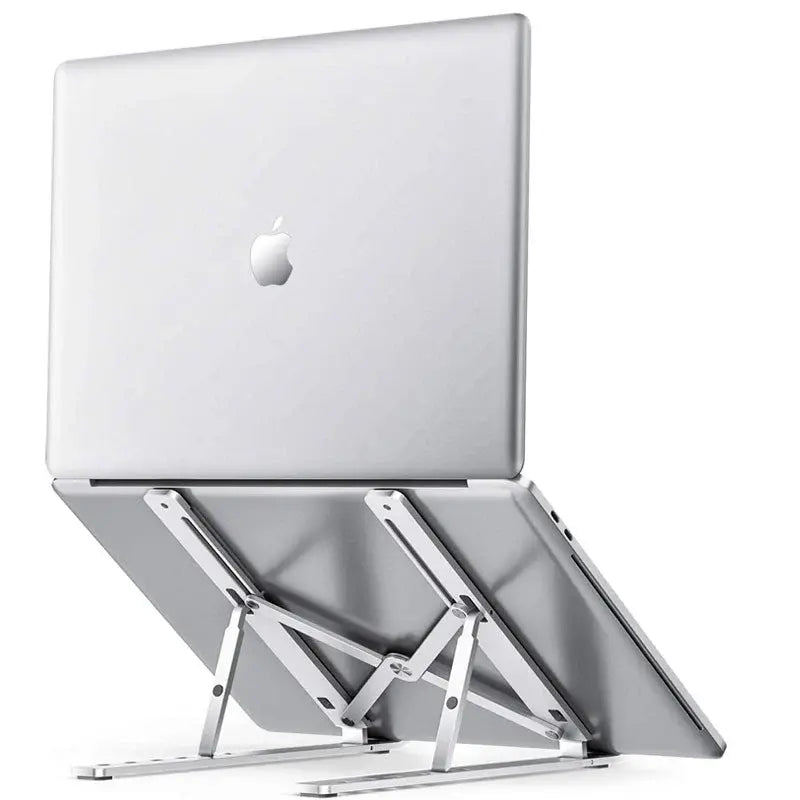 Foldable Metal Laptop Stand Adjustable Portable Laptop Holder for Desk Office & Travel