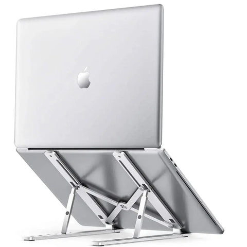 Foldable Metal Laptop Stand Adjustable Portable Laptop Holder for Desk Office & Travel