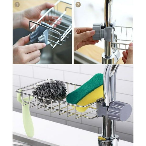 Stainless Steel Tape Basket – Durable Storage & Organization Rack